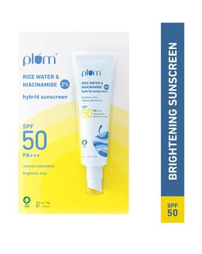 plum Niacinamide & Rice Water Hybrid Face Sunscreen with SPF 50 PA+++-picture-48