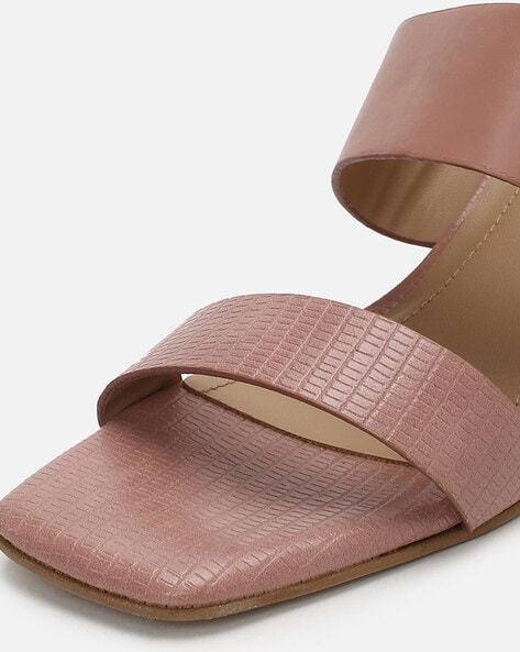 Buy Pink Flat Sandals for Women by Fyre Rose Online | Ajio.com