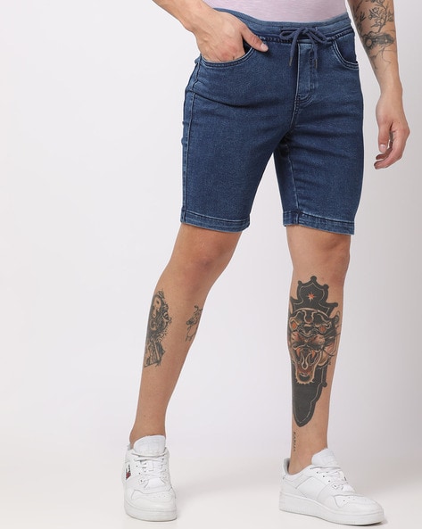 ESPRIT - Slim fit denim shorts at our online shop