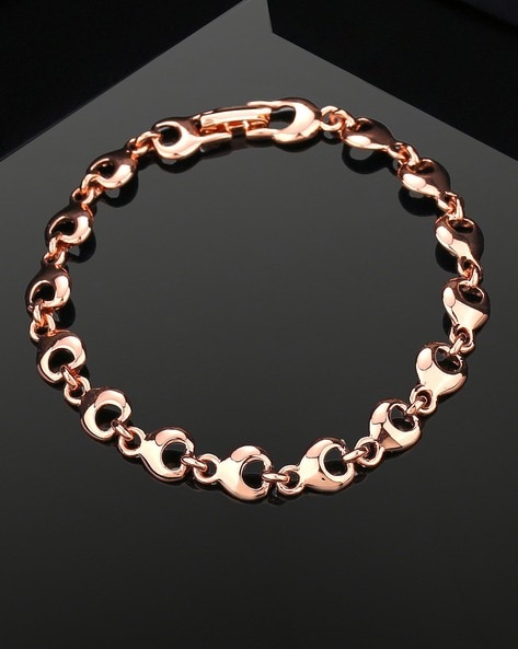Rose Gold Bracelet / silver bracelet, ladies bead chain bracelet | eBay