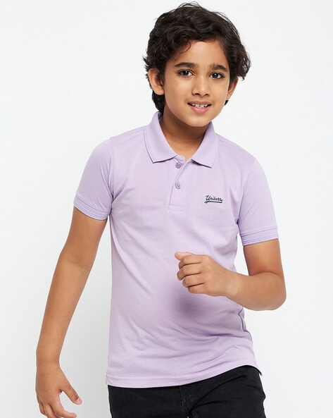 Boys lavender polo hotsell