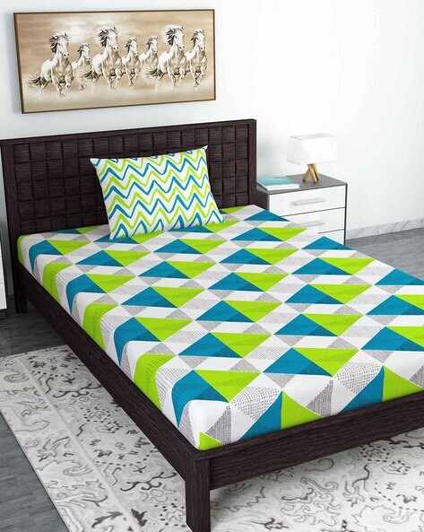 Buy Multicoloured Bedsheets for Home & Kitchen by DIVINE CASA