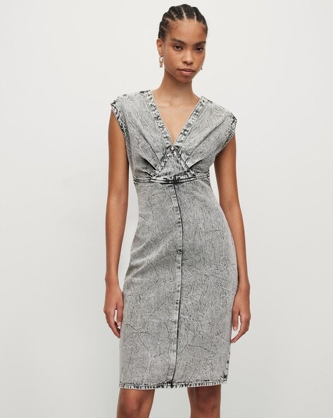 Buy Calvin Klein Jeans Recycled Cotton Sleeveless Denim Dress - NNNOW.com