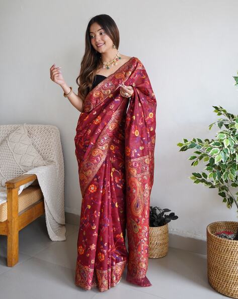 Kalamkari Sarees | Buy Kalamkari Pure Cotton, Painted Sarees Online – Page  2 – Sujatra