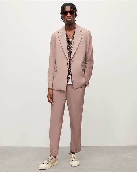 Dusky pink 2024 trouser suit