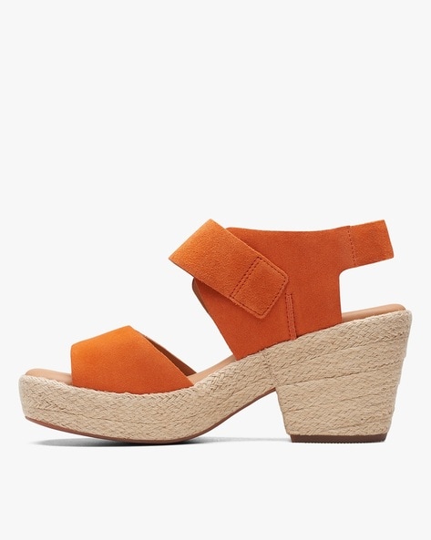 Farrah Leather Wedge Sandal | Michael Kors