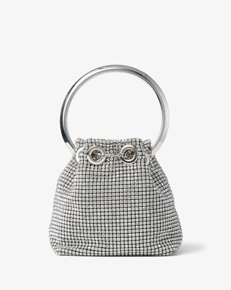 Bottega Veneta Women'S Mini Cassette Bag (Bon Bon/Silver)