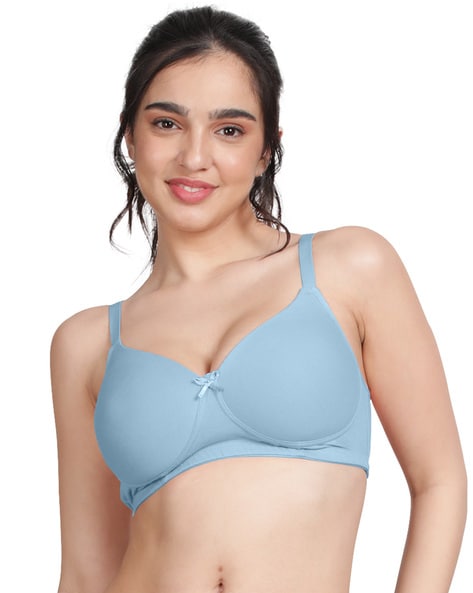 Buy AMANTE Non-Wired Fixed Strap Non Padded Women's T-Shirt Bra