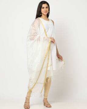 avaasa mix n' match Embellished Dupatta with Tassels-picture-40
