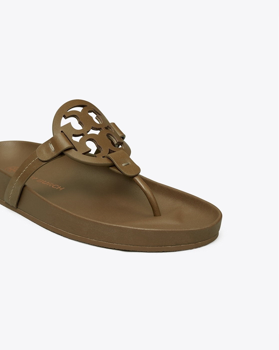 Tory burch miller discount cloud leather thong sandals