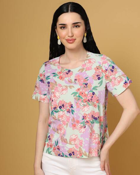 ISCENERY BY VERO MODA Regal Floral Print Top