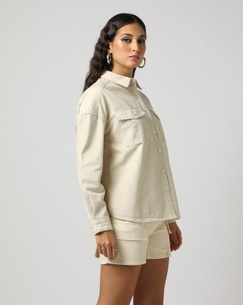 ecru shirt womens
