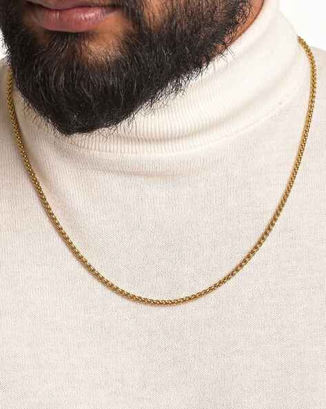 14k Solid Gold Men's Chains Gold Chains For Men Nearby Gold Franco