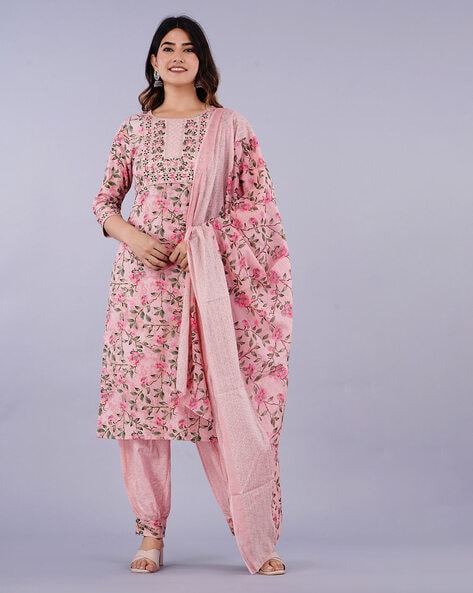 Ladies Fancy Cotton Printed Unstitched Suit at Rs.1350/Piece in delhi offer  by Nidhi Textile