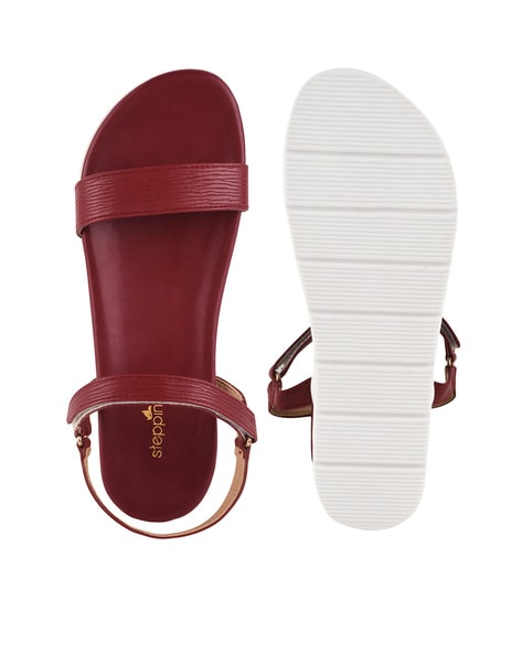 Sandal maroon on sale