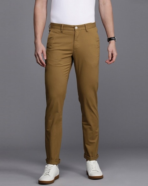 Allen Solly Regular Fit Men Brown Trousers - Buy Allen Solly Regular Fit  Men Brown Trousers Online at Best Prices in India | Flipkart.com