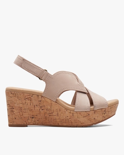 Clarks wedges shop on sale