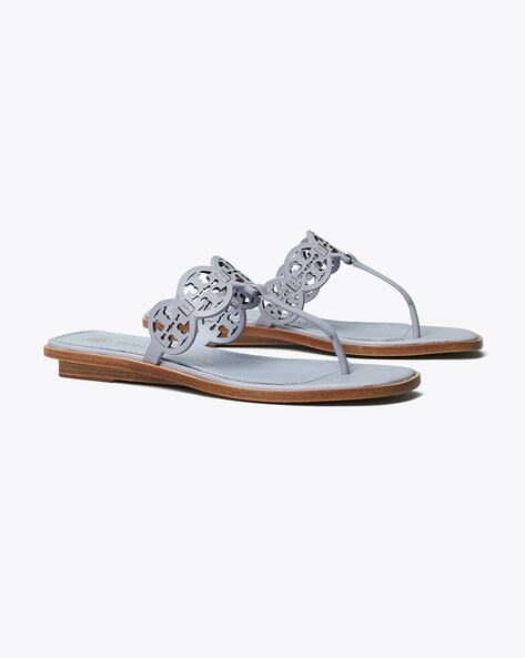 Blue tory burch discount sandals