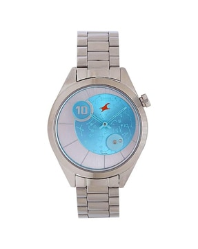 Fastrack Dual Time Quartz Analog Blue Dial Silicone Strap Watch for Guys-hkpdtq2012.edu.vn
