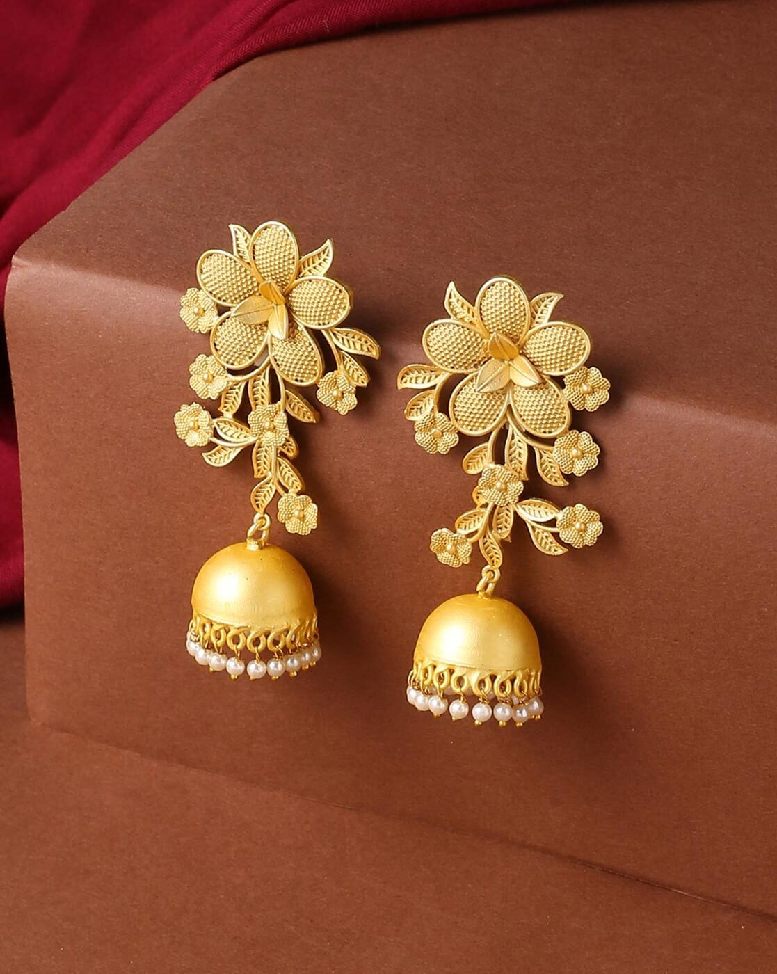 Shop Gold Earrings Under 10000 | Bawa Jewellers