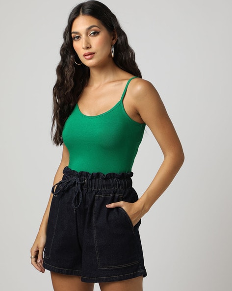 Buy Green Tops for Women by Encrustd Online
