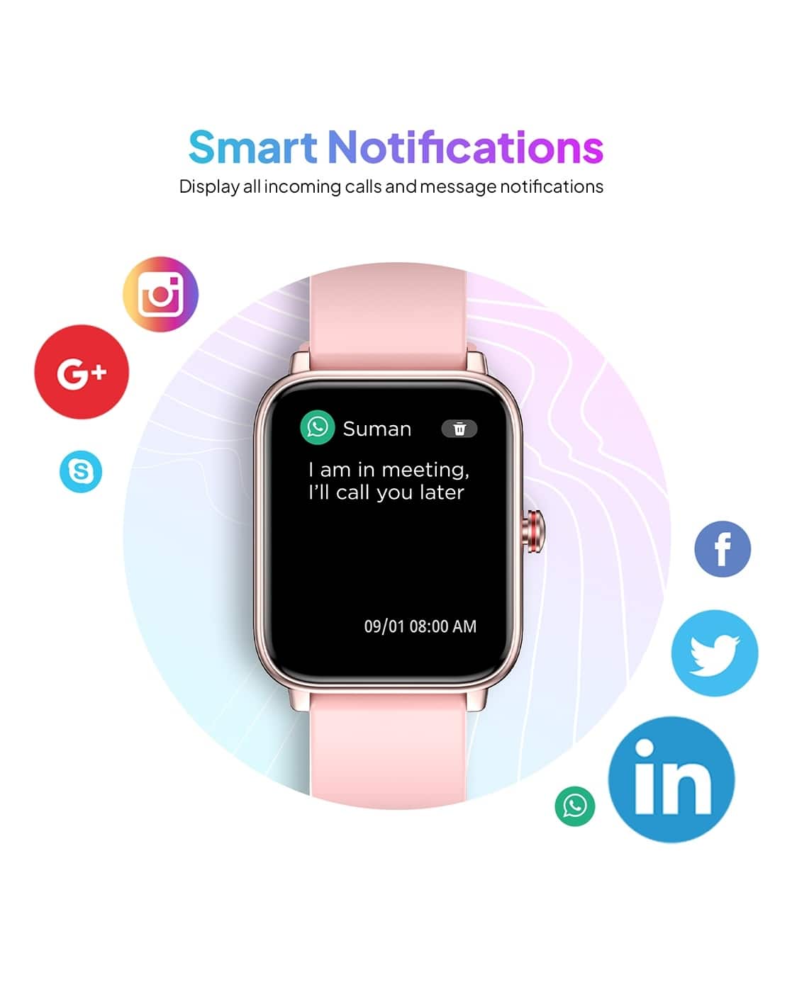 Women Waterproof Smartwatch BSW090