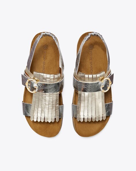 Tory burch fringe online sandals