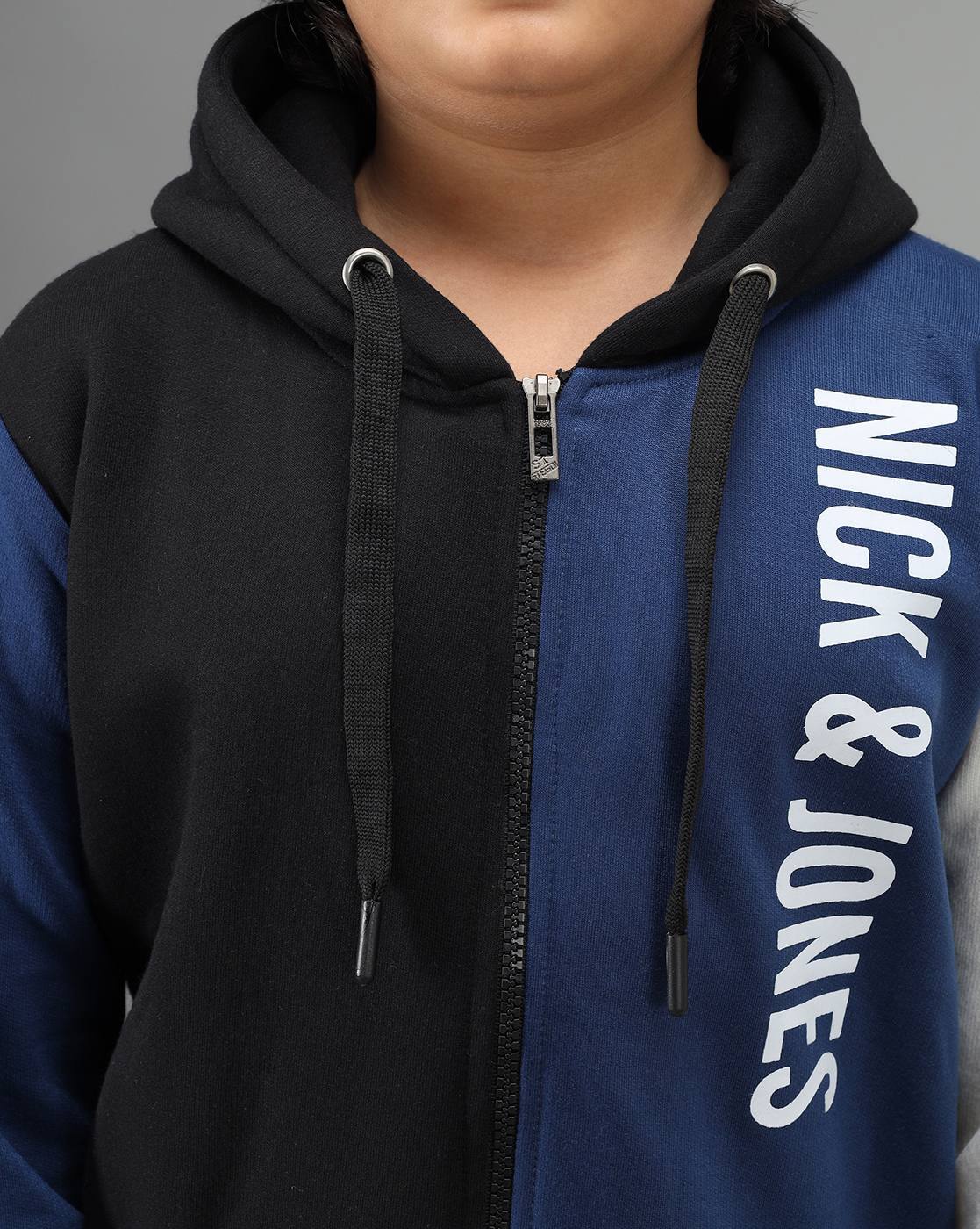 Buy Blue & Black Jackets & Coats for Boys by NICK & JONES Online 