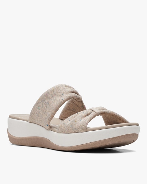 Clarks platform deals wedge sandals