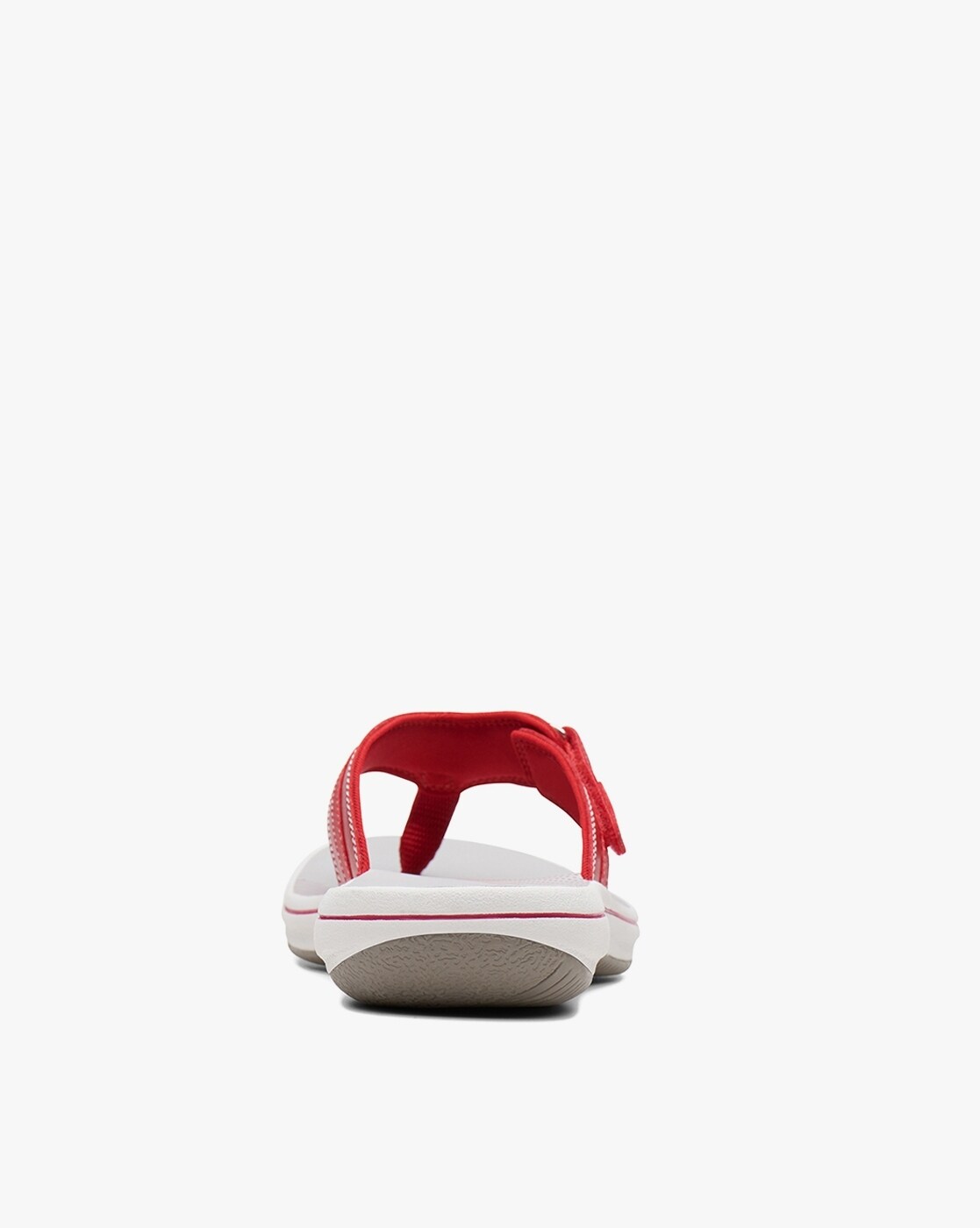 Clarks red flip flops hot sale