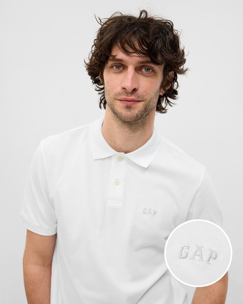 Gap white on sale polo shirt