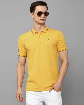 Slim Fit Polo T-Shirt with Logo Embroidery