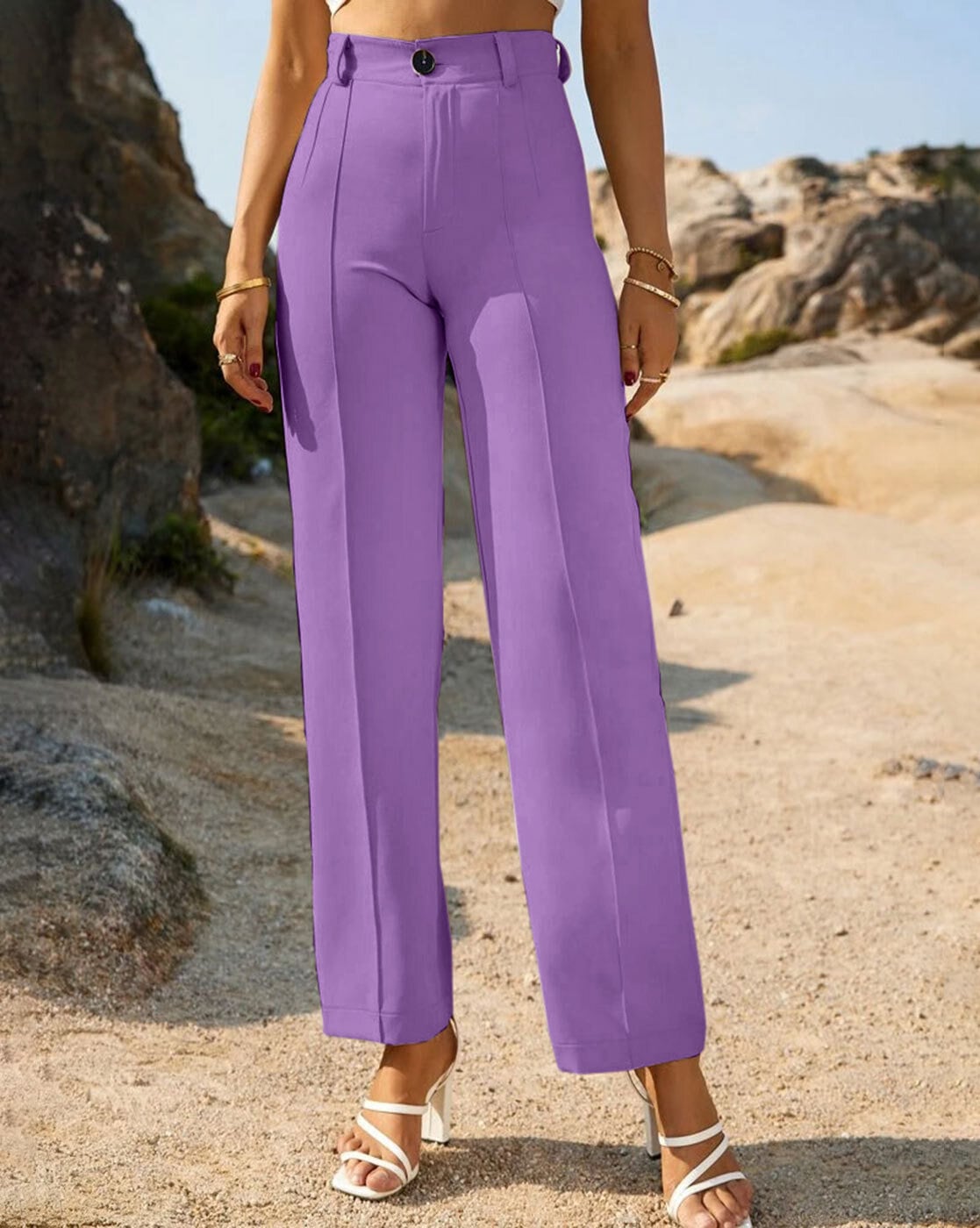 Buy Lime Trousers & Pants for Women by WUXI Online | Ajio.com