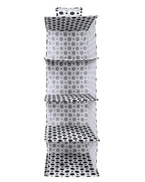 kuber industries Pack of 4 Polka-dot Print Closet Hanging-picture-17