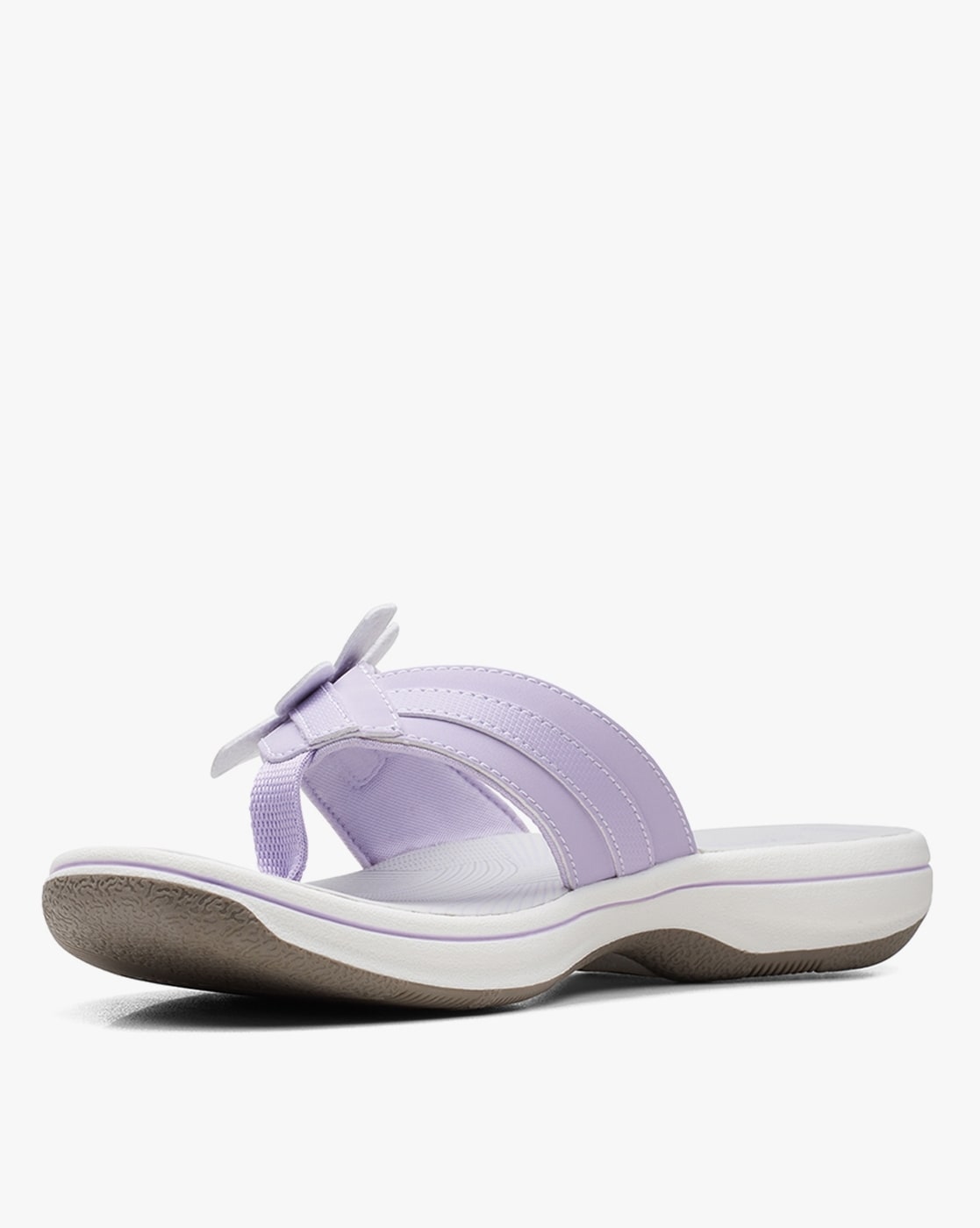 Clarks flip flops hotsell womens purple