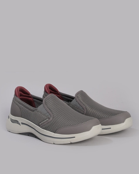 Buy SKECHERS Go Walk Arch Fit-Linear Axis Knit Slipon Men's Sport Shoes |  Shoppers Stop