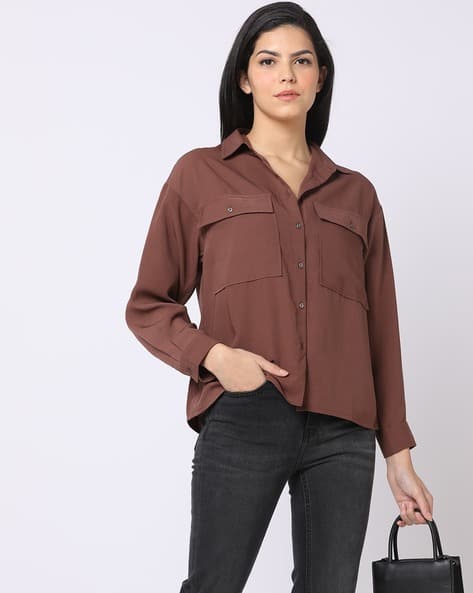 Shirt with Flap Pockets