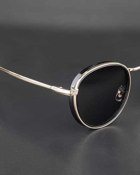 Men UV Protection Round Sunglasses- 3040