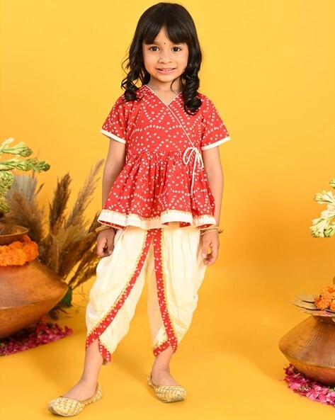 Dhoti set for girls hotsell