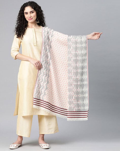 Striped Cotton Shawl Price in India