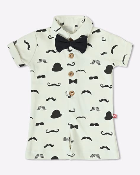 Buy White Rompers Onesies for Infants by NINO BAMBINO Online