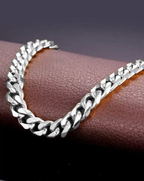 Mens Real Solid 925 Sterling Silver Miami Cuban Bracelet 5-12mm 7-9