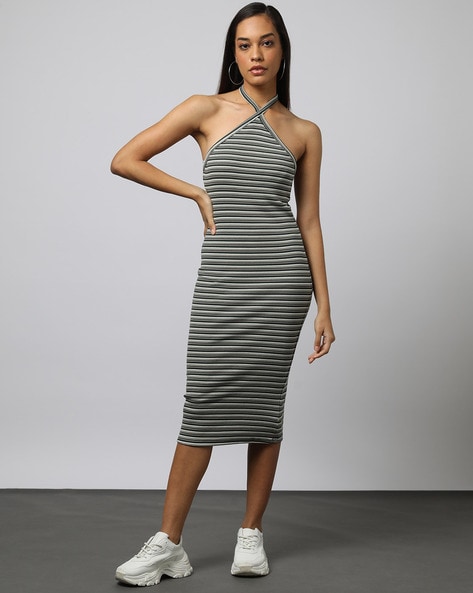 Thalia Backless Midi Dress