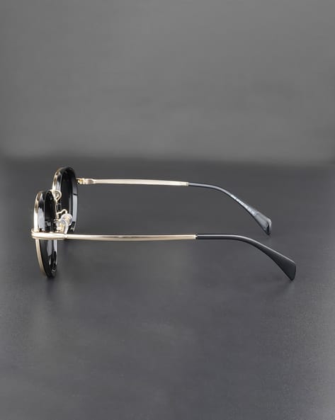 Men UV Protection Round Sunglasses- 3040