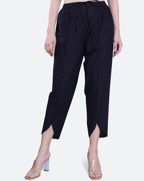 Buy Black Trousers & Pants for Women by Fck-3 Online