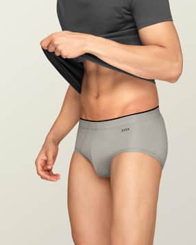 xyxx Textured Briefs with Inner Elastic Waistband-picture-18