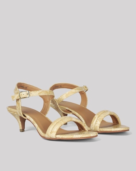 Beige sandals 2025 low heel