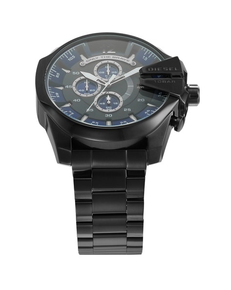 Buy DIESEL Mega Chief Chronograph Watch-DZ4329 | Grey Color Men | AJIO LUXE
