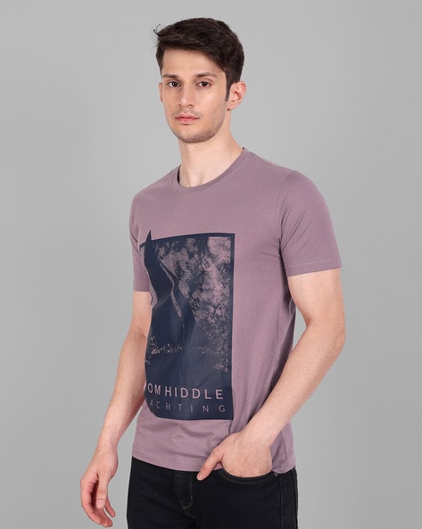 Buy Purple Tshirts for Men by TOM HIDDLE Online