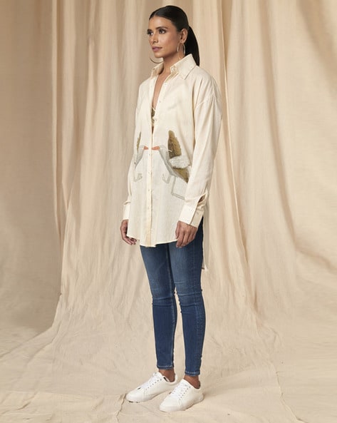 Buy Cream Shirts for Women by Masaba Online